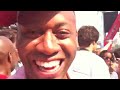 Grandma Tracy breakdancing at Mad Decent NYC block party