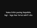 The Potters - Keterlaluan (Lirik)