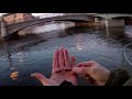 Fly fishing for sea trout in Stockholm, the capital city of Sweden. C&R by John