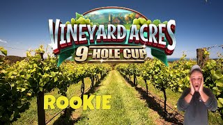 Golf Clash tips, Playthrough, Hole 1-9 - Rookie - Vineyard Acres 9-Hole cup!