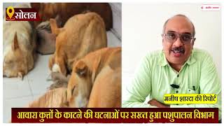 आवारा कुत्तों के काटने की घटनाओं पर सख्त हुआ पशुपालन विभाग
