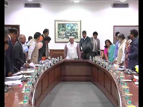 <h2><span style="font-size: xx-small;"><strong>Haryana Chief Minister, Mr. Manohar Lal presiding over the Cabinet Meeting at Chandigarh on November 25, 2014.</strong></span></h2>
<p><span> </span></p>