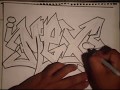 How to draw graffiti - (REQUESTED)- (MEX)-By Wizard.wmv