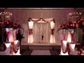 Red and Yellow City wedding. Wedding decorations by SaniMar Decor Studio.