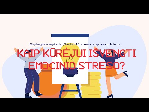 Kūrybingumo mokykla. Kaip kūrėjui išvengti finansinio streso?