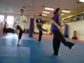 Naperville,Illinois= Dayna Huor, Brendon Huor, Will Greenberg rehearsing DREAMER Choreography