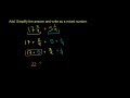 Adding Mixed Numbers
