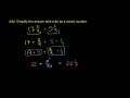 Adding Mixed Numbers