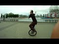 3 speed geared unicycle test ride