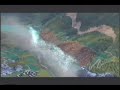 Animazione Vajont rockslide/wave 9X1963 rendering