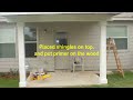 How To Build a Patio Cover (must watch)