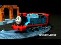 Thomas The Tank Risky Rails Bridge Drop & Cranky Crane Train Wreck