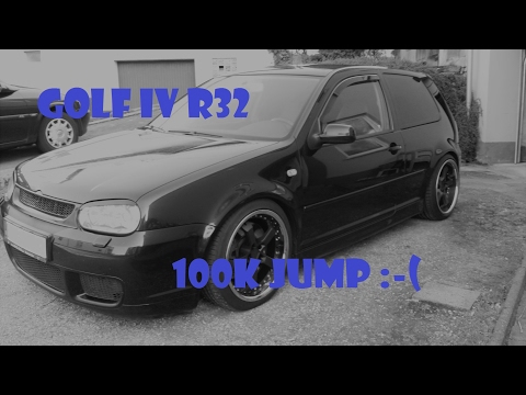 VW Golf IV R32 99999100000Km Jump 