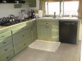 Kitchen Makeover with Faux Finish paint