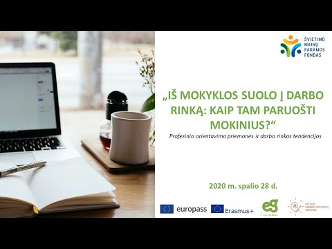 Švietimo mainų paramos fondo seminaras „Iš mokyklos suolo į darbo rinką: kaip tam paruošti mokinius?“