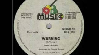 英12” Desi Roots / Jimmy Riley Warning / Summer Time DEB016 D.E.B. Music /00250 Jimmy Riley - Summertime - Deb 12