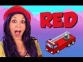 RED, COLORS FOR KIDS ~ Tea Time with Tayla, Episode 52!