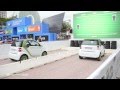 Smart Fortwo Electric Drive EV playing Pong