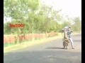 honda shine stunts by chandan at jharkhand..2