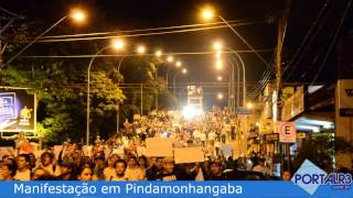 Manifestação em Pindamonhangaba