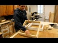 Art Woodworking how to make a wood picture frame with French cleat system by Jon Peters
