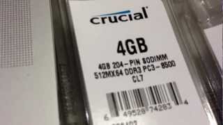 Crucial Memory Macbook Pro 2008