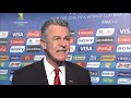 Switzerland's Ottmar HITZFELD Final Draw reaction (German)