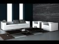 Modern sofas and creative living room settings
