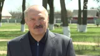 Лукашенко о талисмане чемпионата мира по хоккею-2014
