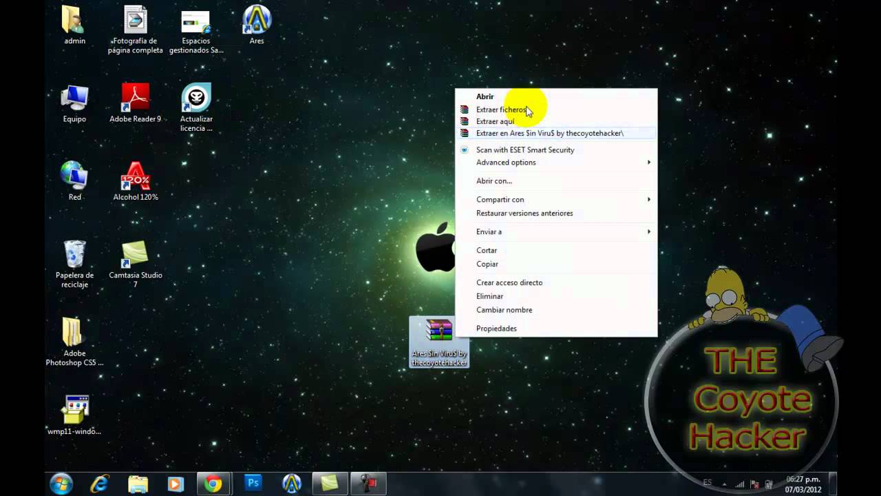 descargar ares gratis 2012 en espanol sin virus para windows xp