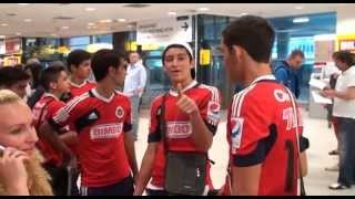 Chivas Guadalajara arrived in Prague