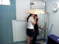shower in the lab