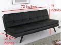 Anchor Leather Convertible Sofa Bed