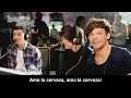 One Direction jugando con globos de helio (Traducido al español)_(360p)