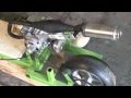 YOUTUBES BEST HOMEMADE PETROL SCOOTER.......50cc big bore performance engine
