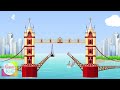 London Bridge is Falling Down Nursery Rhyme | Cartoon Animation Songs For Children