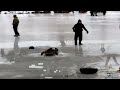Sledding Accident Rescue Caught on Tape