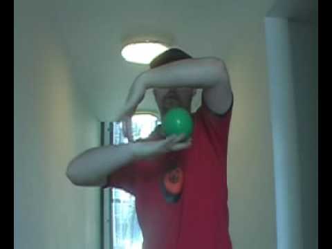 アームカール　シングルボールコンタクトジャグリング