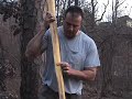 Making a Primitive Bow, Part 1.