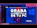 ?C?mo GRABAR la PANTALLA de tu PC!  [+ Editor de Video]  Wondershare DemoCreator