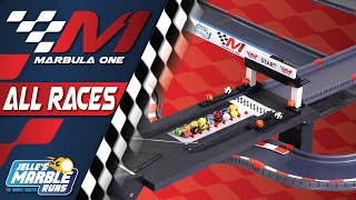 Marbula One: Season 1 ALL RACES - Marble Race by Jelle&#39;s Marble Runs