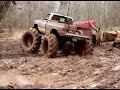 MUD TRUCKS - BOUNTY HOLE CRASH!! at Red River Mud Bog - PART 3