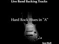 Hard Rock Blues in A - Guitar Backing Track