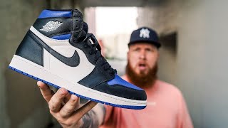 HOW GOOD ARE NEW JORDAN 1 ROYAL TOE SNEAKERS?! (In Hand Review)