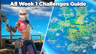 Fortnite Complete &#39;Week 1 &amp; Aquaman&#39; Challenges Guide (Chapter 2 Season 3)