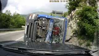 Despiste de camião na primeira pessoa