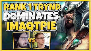 #1 TRYNDAMERE WORLD TAKES ON TOP-TIER LEAGUE STREAMER (THE RE-MATCH) - League of Legends