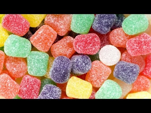 اسهل واسرع طريقة لعمل الجلاتين ( حلوى جيلاتين وجيلي) Gelatin Gumdrops