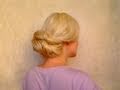 Prom hairstyles for long hair tutorial Quick easy elegant bun Bridal wedding updo summer 2011
