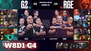 G2 Esports vs Rogue | Week 8 Day 1 S10 LEC Spring 2020 | G2 vs RGE W8D1